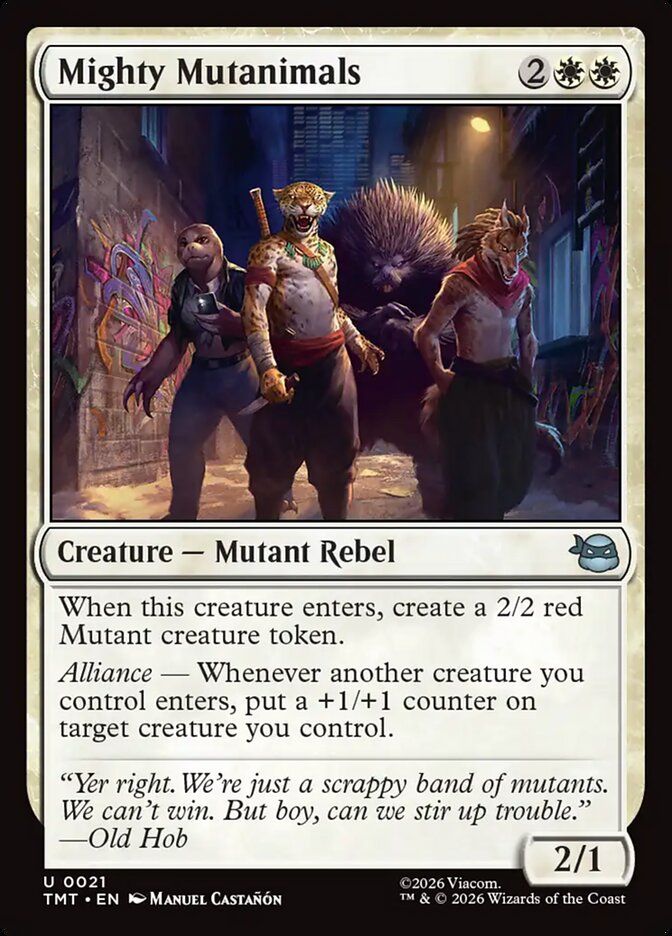 Mighty Mutanimals - Teenage Mutant Ninja Turtles