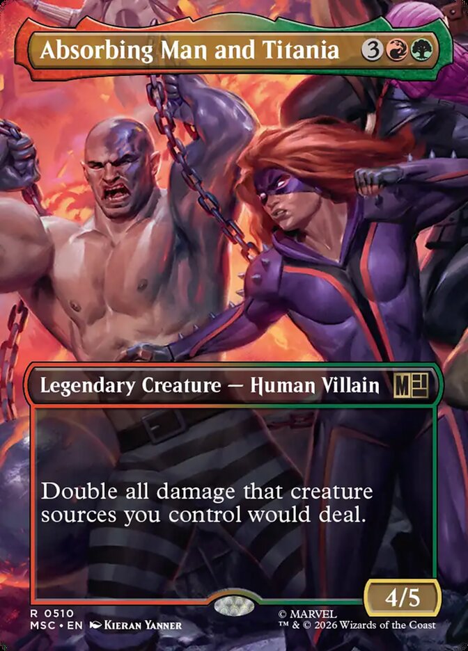 Absorbing Man and Titania - Marvel Super Heroes Commander
