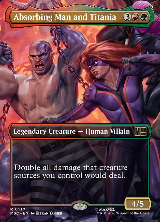 Absorbing Man and Titania - Marvel Super Heroes Commander