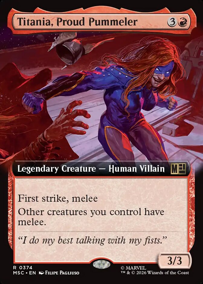 Titania, Proud Pummeler - Marvel Super Heroes Commander
