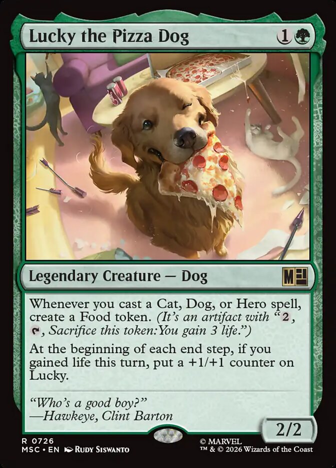 Lucky the Pizza Dog - Marvel Super Heroes Commander