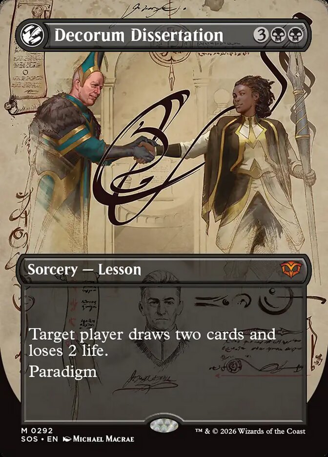 Decorum Dissertation - Secrets of Strixhaven