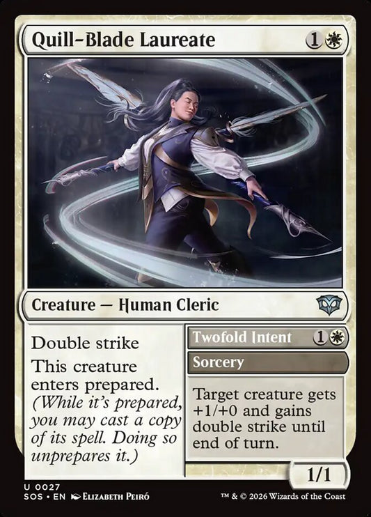 Quill-Blade Laureate // Twofold Intent - Secrets of Strixhaven