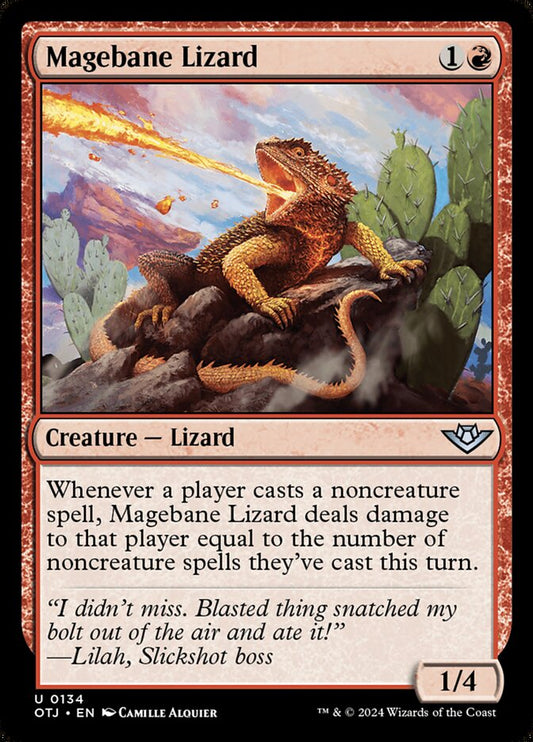 Magebane Lizard - Outlaws of Thunder Junction