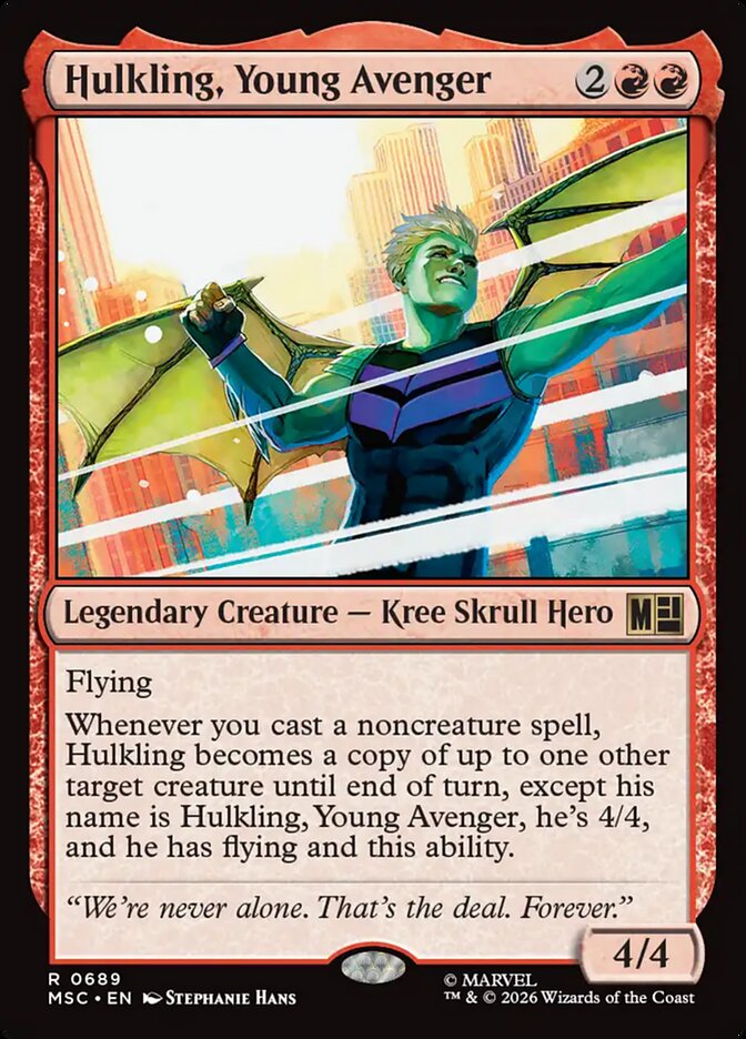 Hulkling, Young Avenger - Marvel Super Heroes Commander