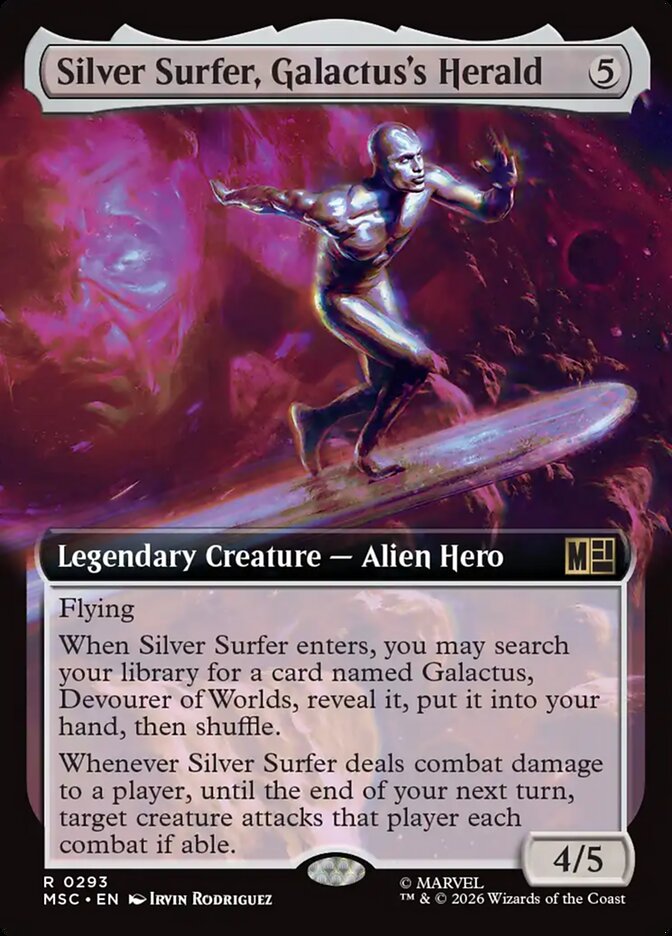 Silver Surfer, Galactus's Herald - Marvel Super Heroes Commander