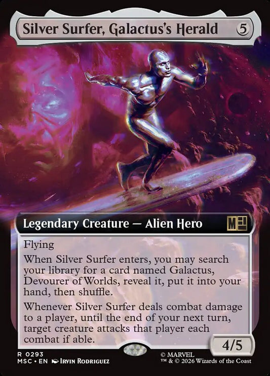 Silver Surfer, Galactus's Herald - Marvel Super Heroes Commander