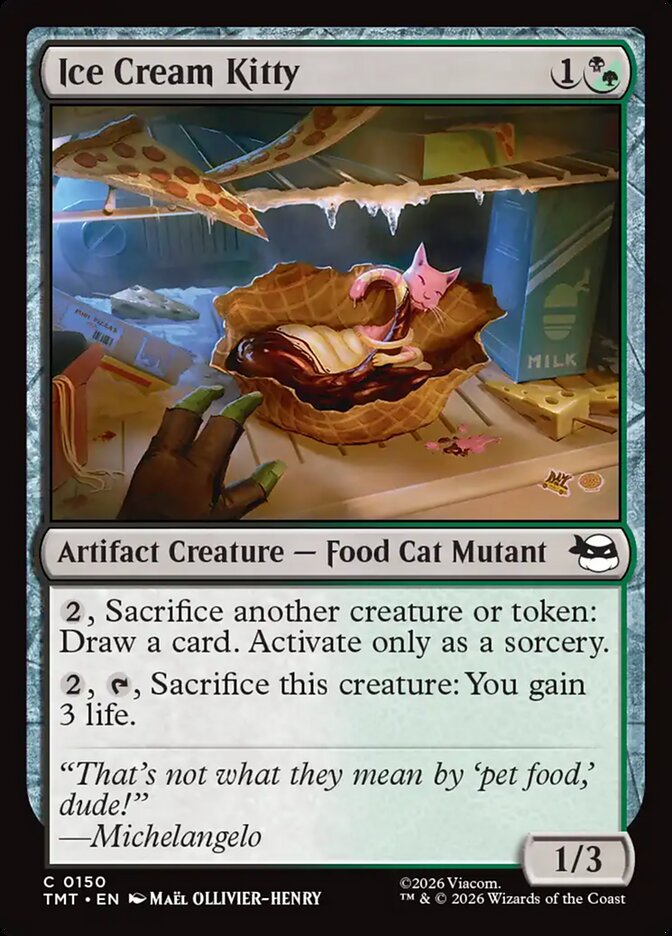 Ice Cream Kitty - Teenage Mutant Ninja Turtles