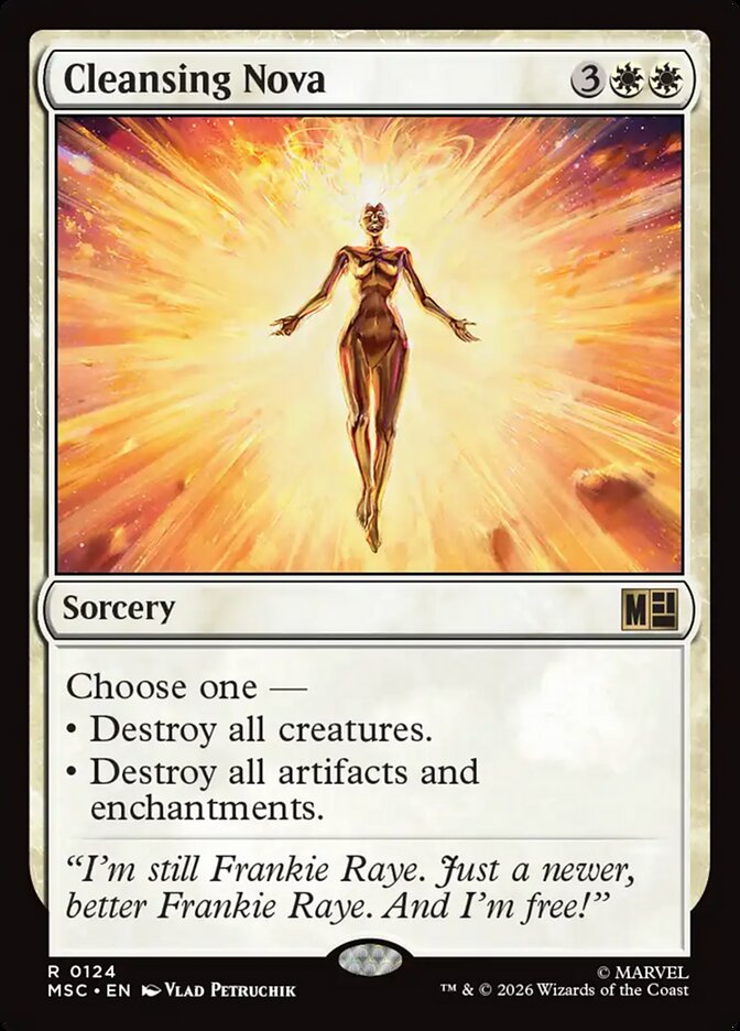 Cleansing Nova - Marvel Super Heroes Commander