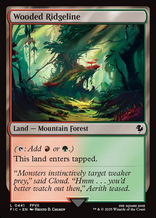 Wooded Ridgeline - Final Fantasy Commander