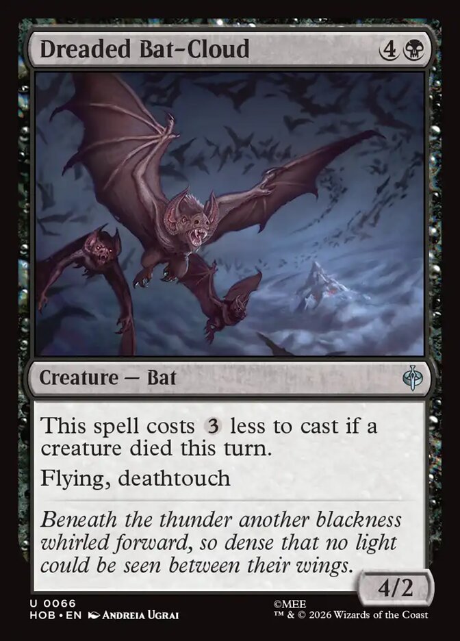 Dreaded Bat-Cloud - The Hobbit