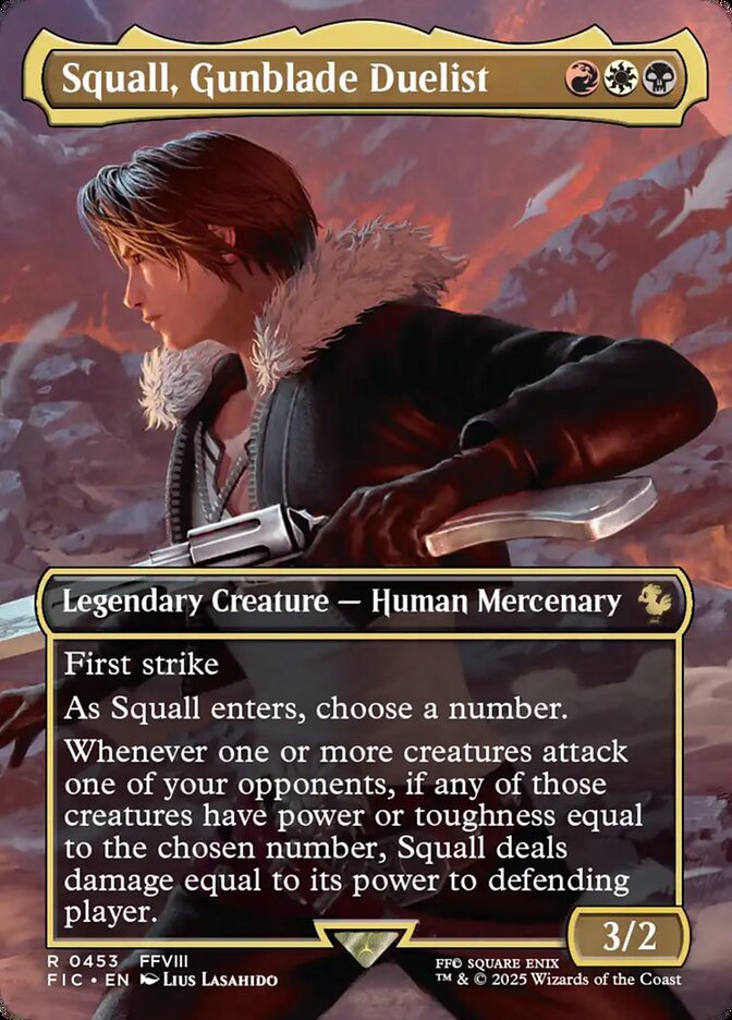 Squall, Gunblade Duelist - Final Fantasy Commander
