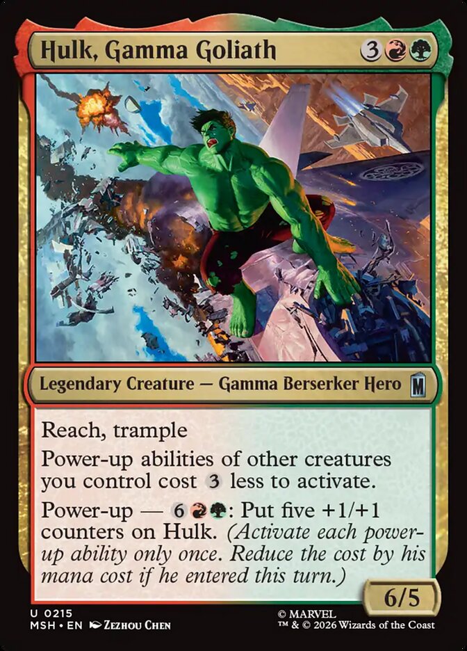 Hulk, Gamma Goliath - Marvel Super Heroes