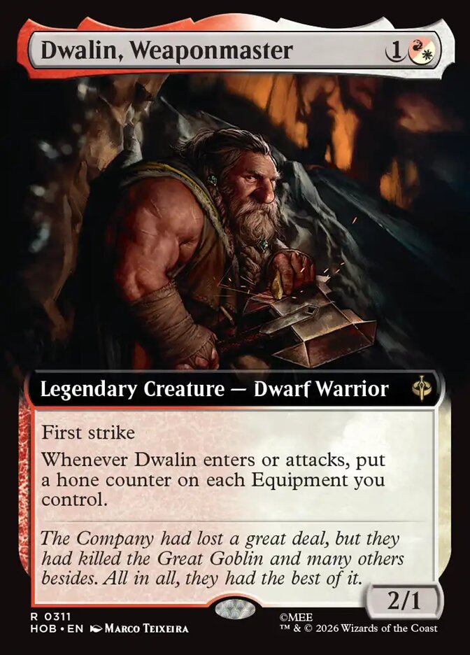 Dwalin, Weaponmaster - The Hobbit