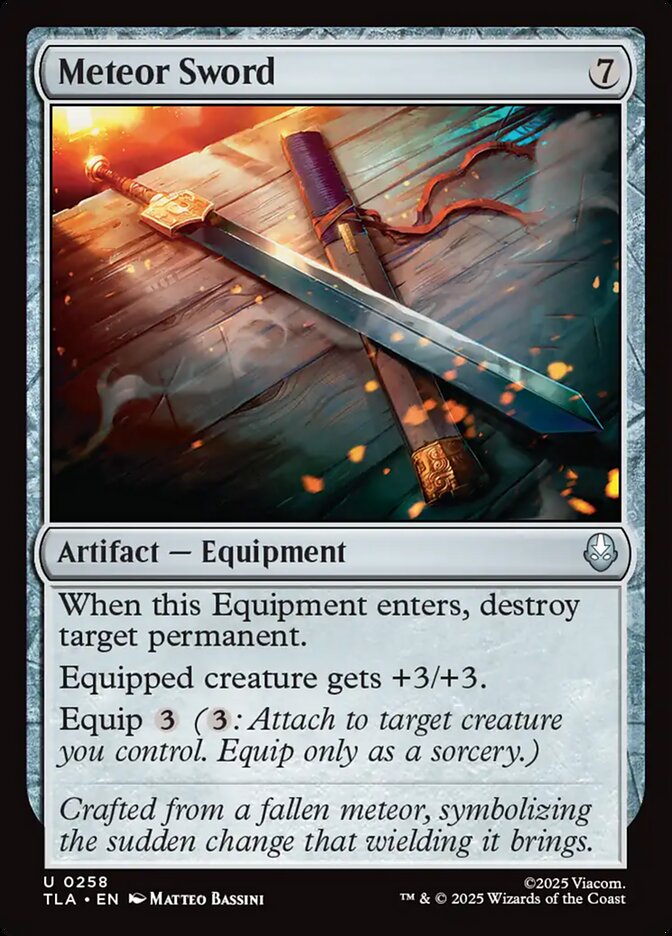 Meteor Sword - Avatar: The Last Airbender