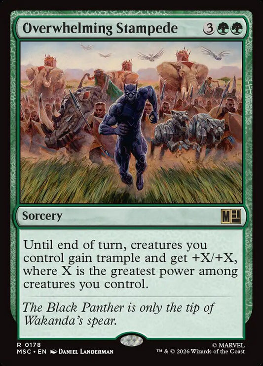 Overwhelming Stampede - Marvel Super Heroes Commander