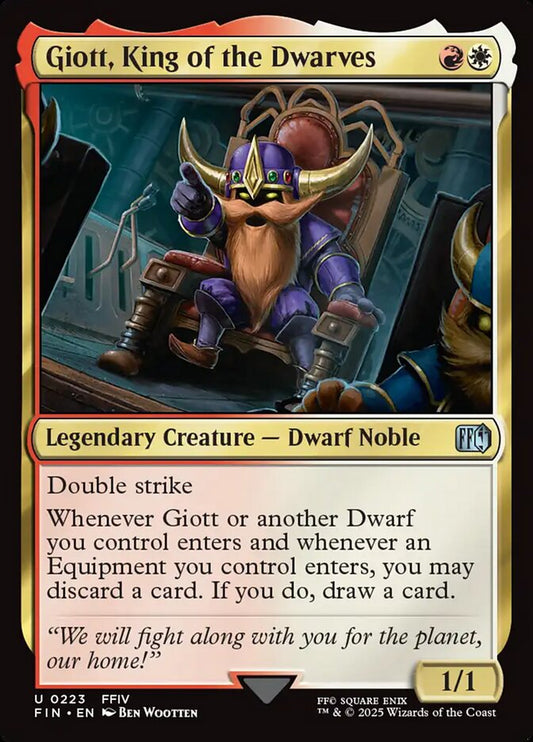 Giott, King of the Dwarves - Final Fantasy