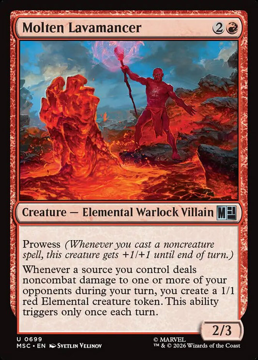 Molten Lavamancer - Marvel Super Heroes Commander