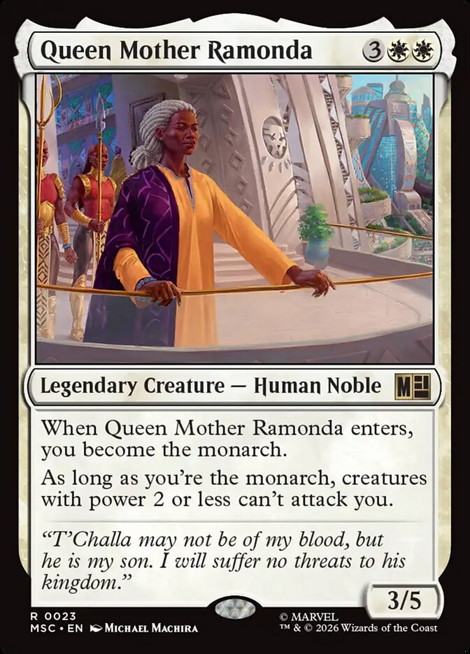Queen Mother Ramonda - Marvel Super Heroes Commander