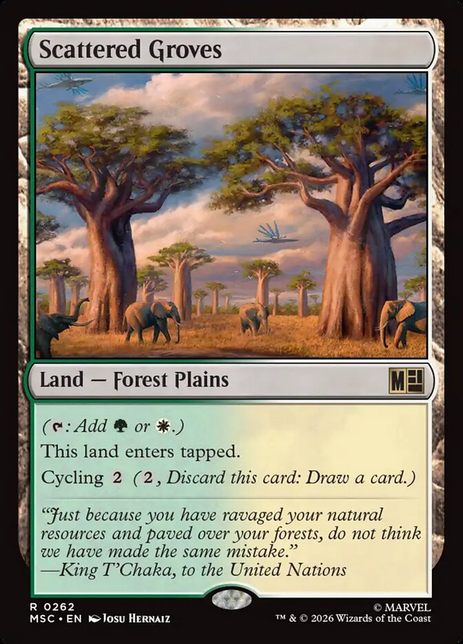 Scattered Groves - Marvel Super Heroes Commander