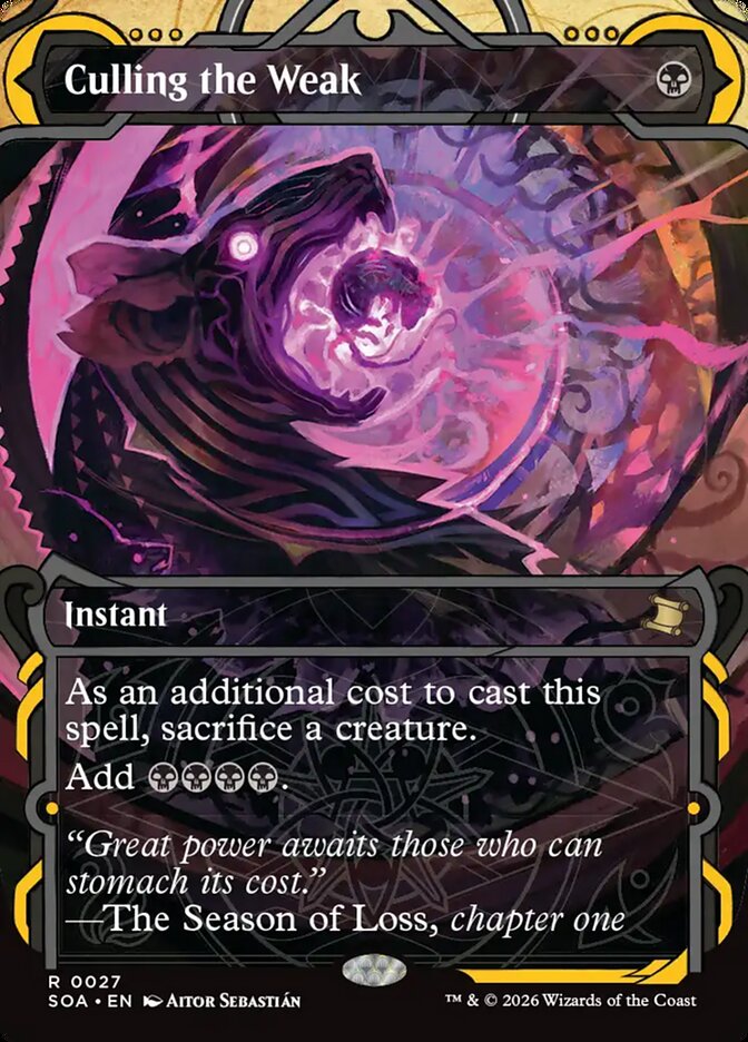 Culling the Weak - Secrets of Strixhaven Mystical Archive