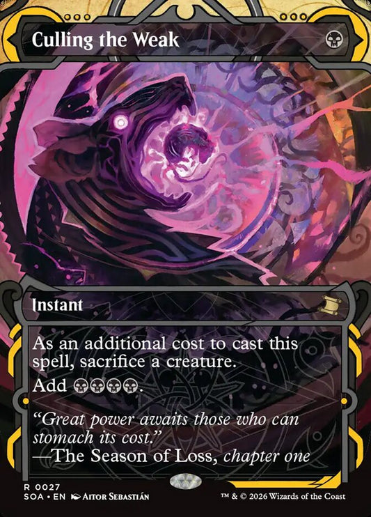 Culling the Weak - Secrets of Strixhaven Mystical Archive