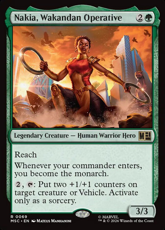 Nakia, Wakandan Operative - Marvel Super Heroes Commander