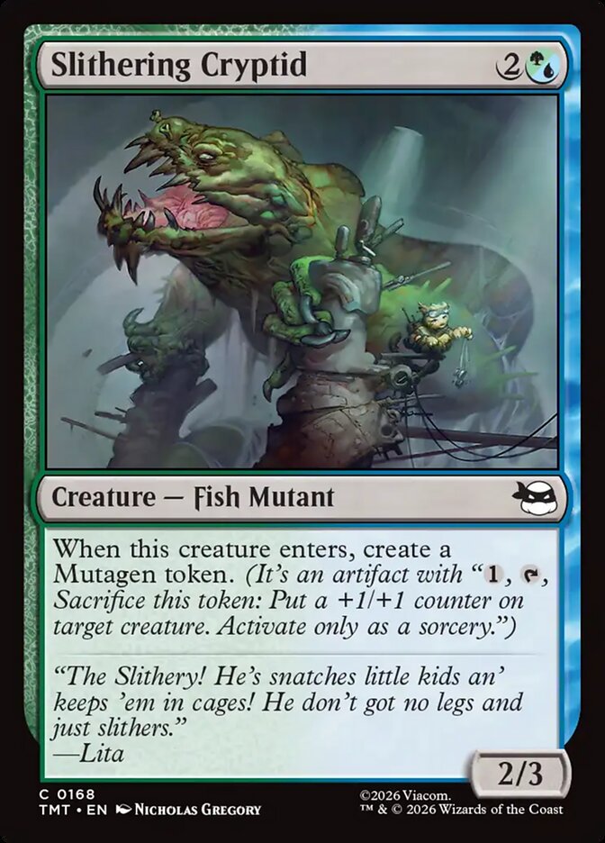 Slithering Cryptid - Teenage Mutant Ninja Turtles