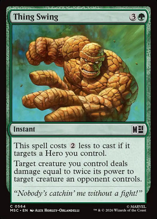 Thing Swing - Marvel Super Heroes Commander