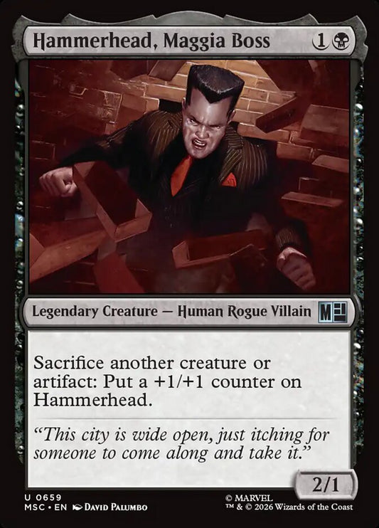 Hammerhead, Maggia Boss - Marvel Super Heroes Commander