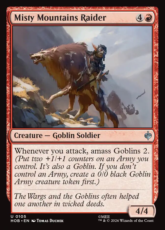 Misty Mountains Raider - The Hobbit