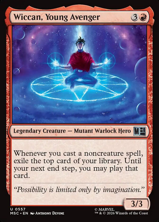 Wiccan, Young Avenger - Marvel Super Heroes Commander