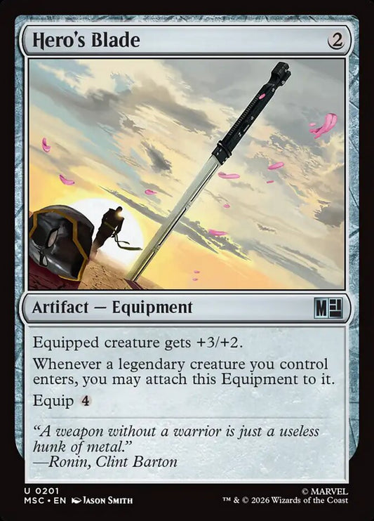Hero's Blade - Marvel Super Heroes Commander
