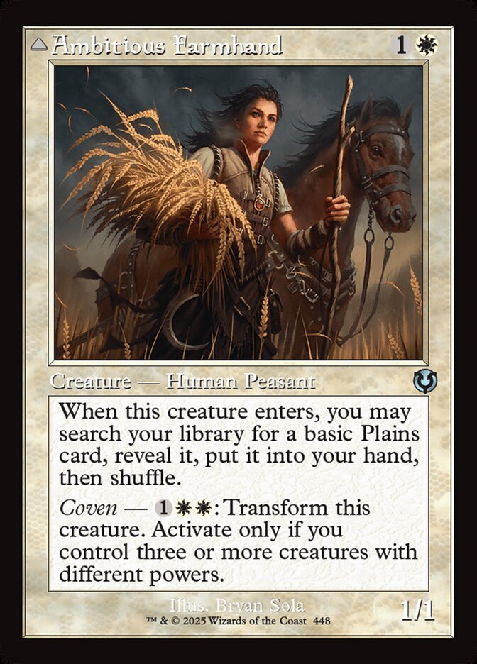 Ambitious Farmhand // Seasoned Cathar - Innistrad Remastered