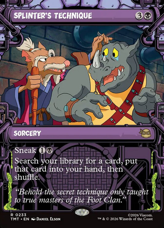 Splinter's Technique - Teenage Mutant Ninja Turtles