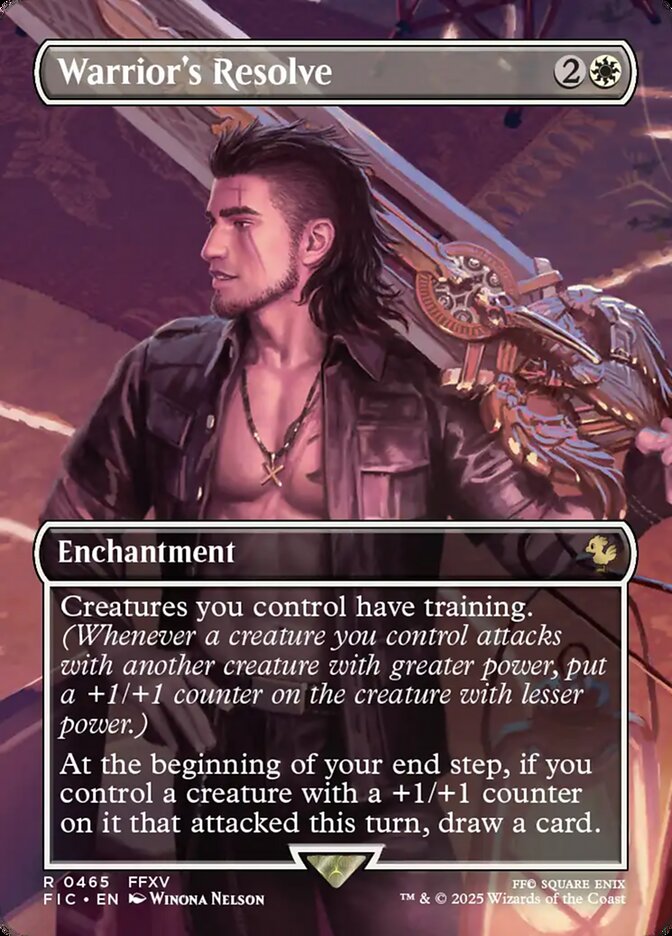 Warrior's Resolve - Final Fantasy Commander