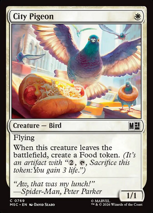 City Pigeon - Marvel Super Heroes Commander