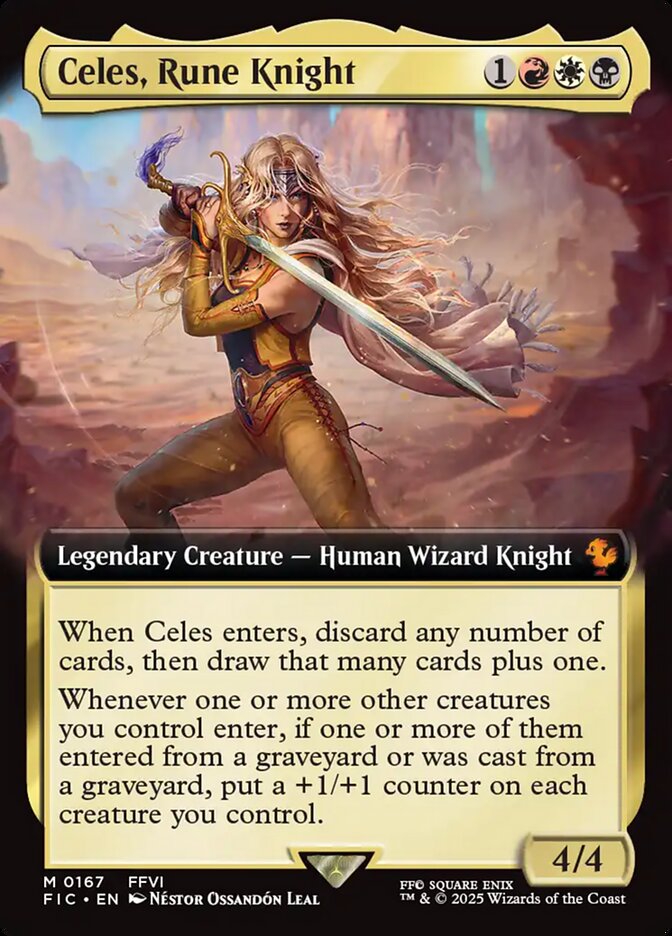 Celes, Rune Knight - Final Fantasy Commander
