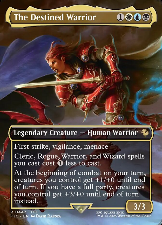 The Destined Warrior - Final Fantasy Commander