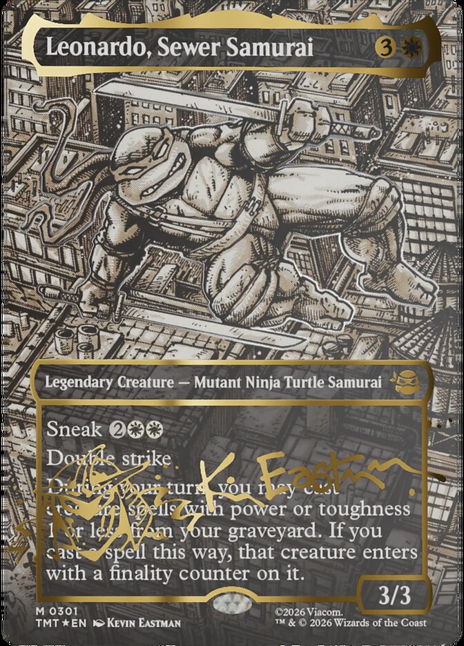 Leonardo, Sewer Samurai - Teenage Mutant Ninja Turtles