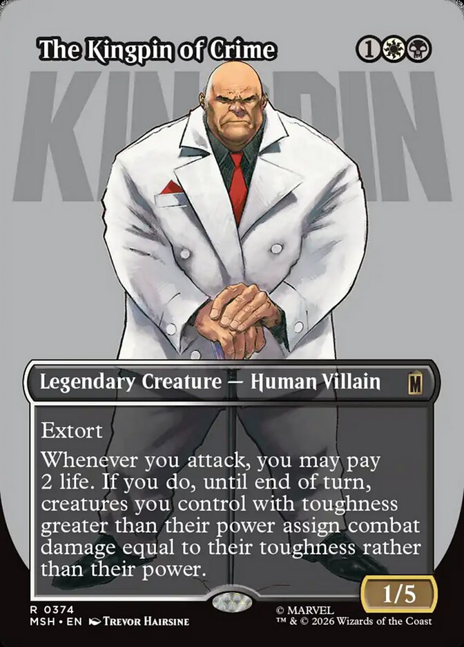 The Kingpin of Crime - Marvel Super Heroes