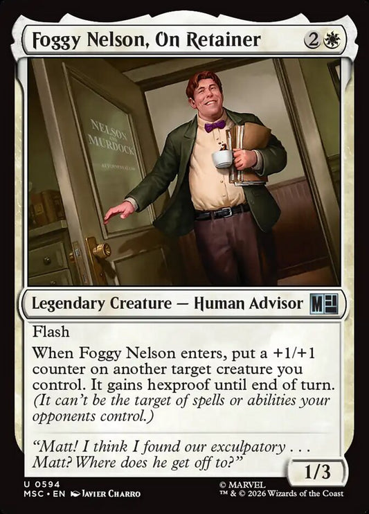 Foggy Nelson, On Retainer - Marvel Super Heroes Commander
