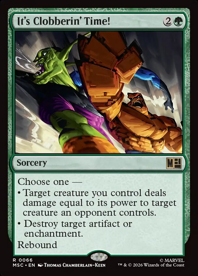 It's Clobberin' Time! - Marvel Super Heroes Commander