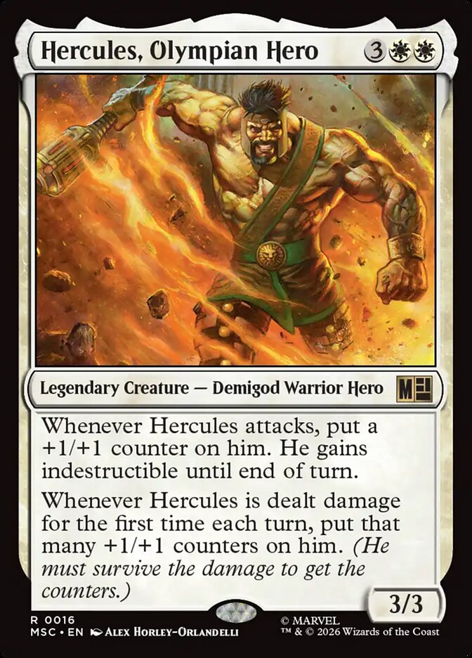 Hercules, Olympian Hero - Marvel Super Heroes Commander