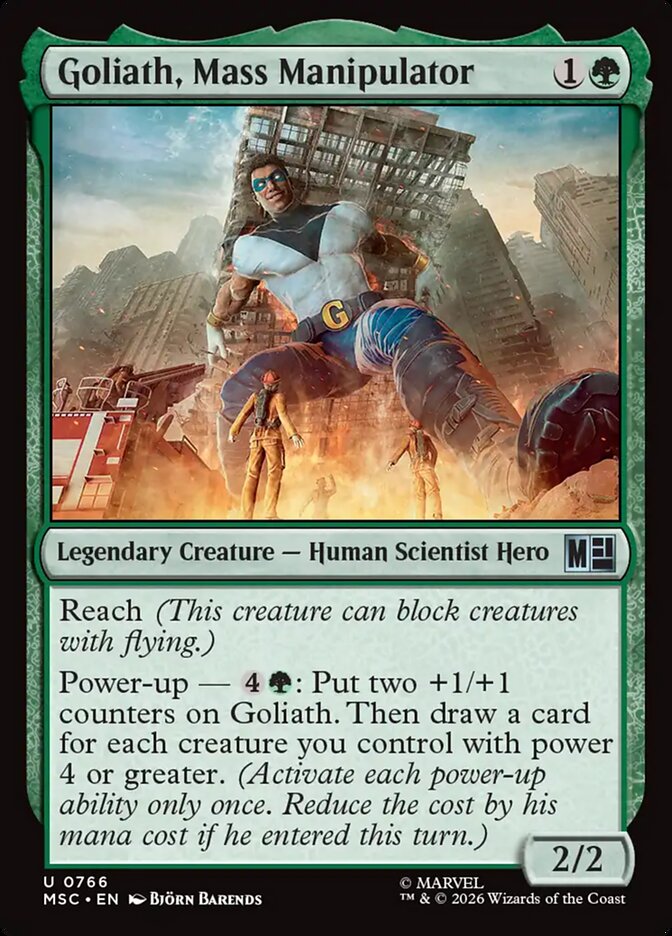 Goliath, Mass Manipulator - Marvel Super Heroes Commander