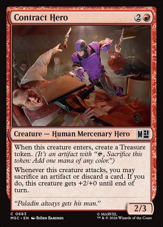 Contract Hero - Marvel Super Heroes Commander