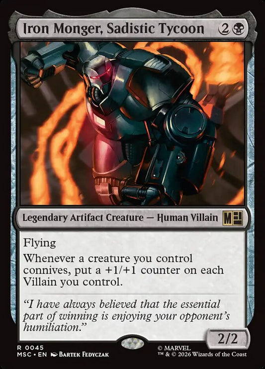 Iron Monger, Sadistic Tycoon - Marvel Super Heroes Commander