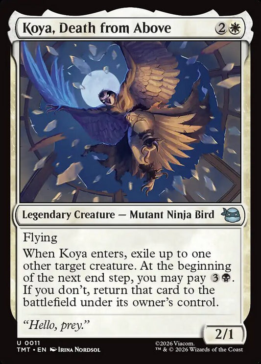 Koya, Death from Above - Teenage Mutant Ninja Turtles