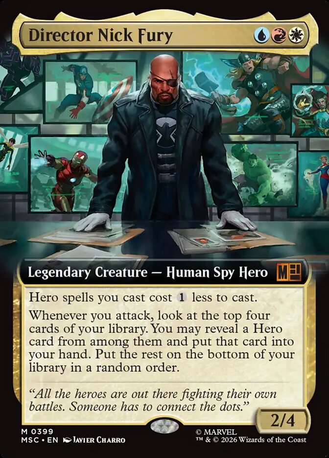 Director Nick Fury - Marvel Super Heroes Commander