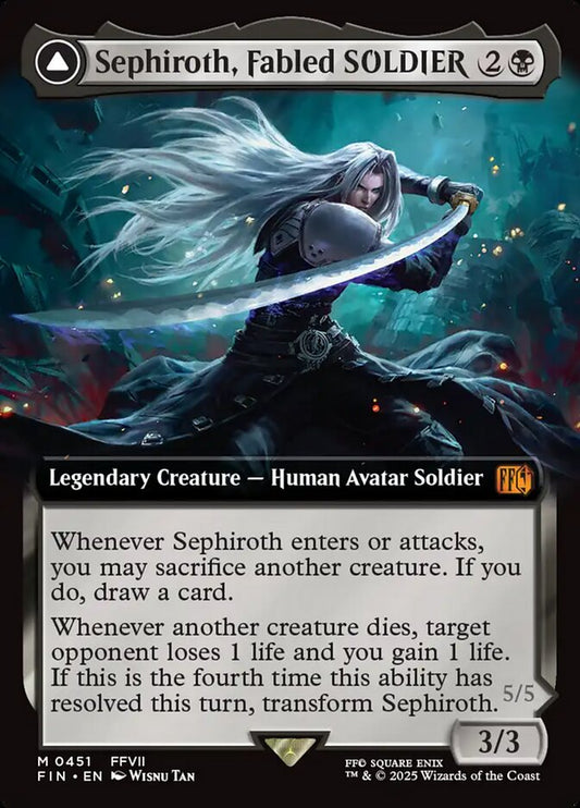 Sephiroth, Fabled SOLDIER // Sephiroth, One-Winged Angel - Final Fantasy